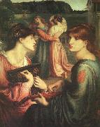 Dante Gabriel Rossetti The Bower Meadow oil painting on canvas